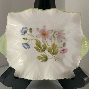 Vintage Shelley Fine Bone China Wildflower trinket dish